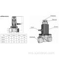 alat keselamatan gas injap solenoid 12v